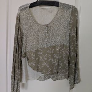 J. Jill Long Sleeve Cropped Top